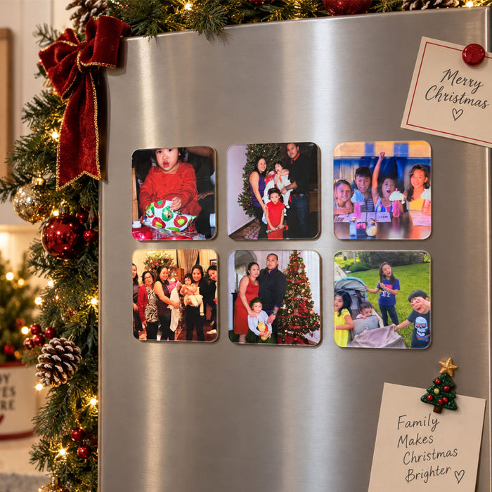 Custom Clear Acrylic Photo Magnet Gallery